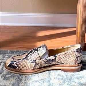 Vince Camuto Snakeskin Loafers